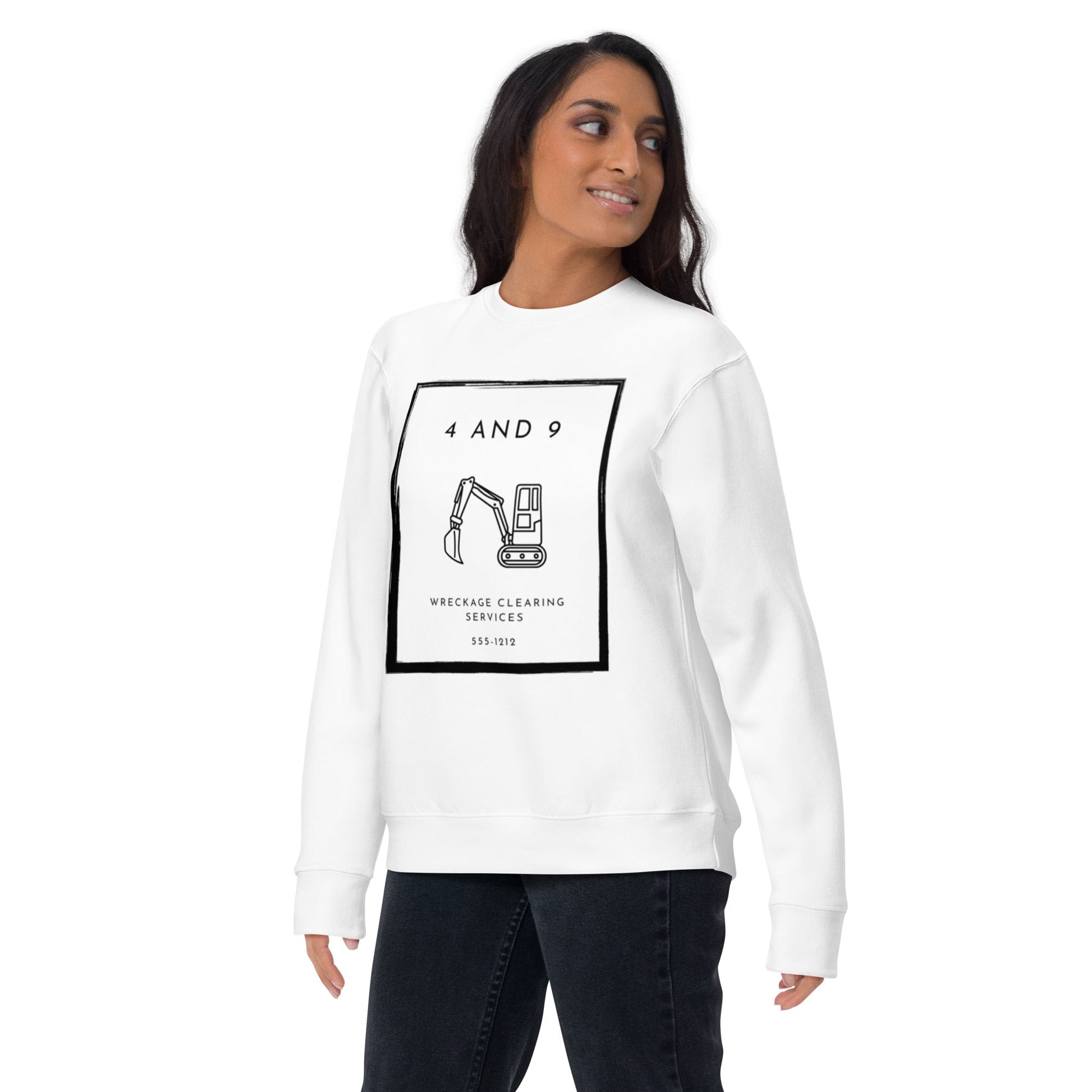 "4 and 9" Unisex sweatshirt - tracy trudges