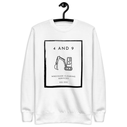 "4 and 9" Unisex sweatshirt - tracy trudges