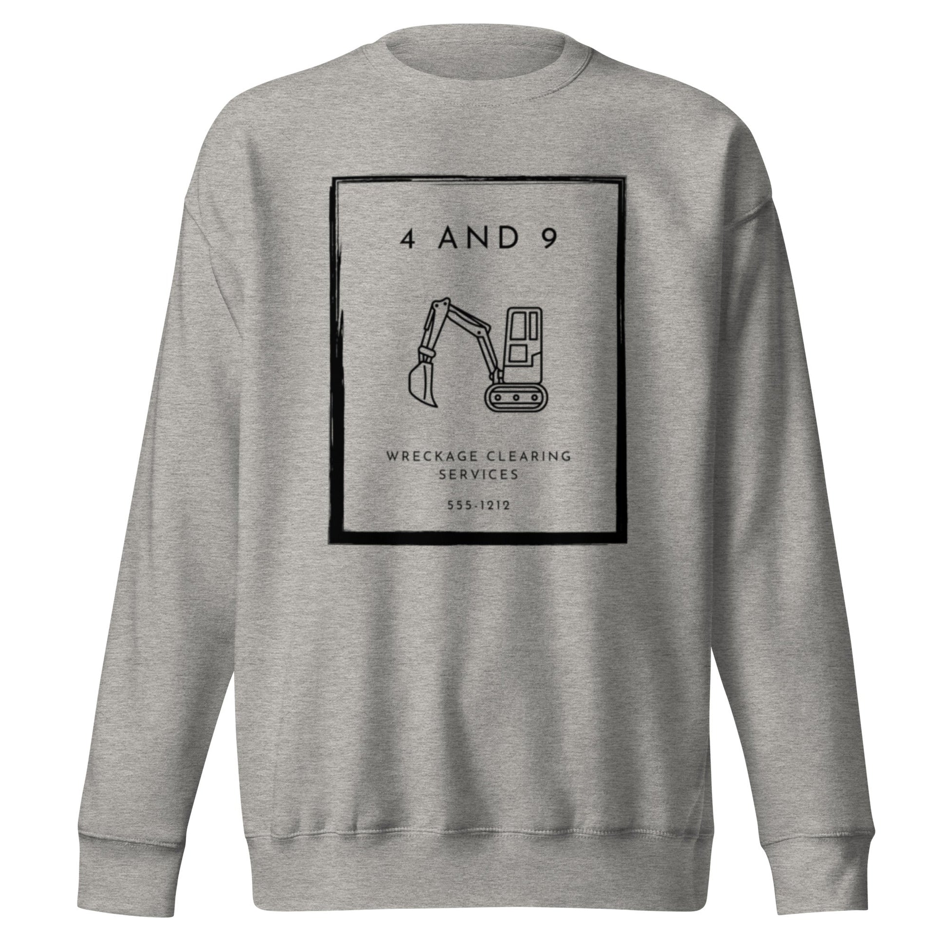 "4 and 9" Unisex sweatshirt - tracy trudges