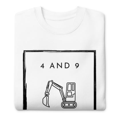 "4 and 9" Unisex sweatshirt - tracy trudges