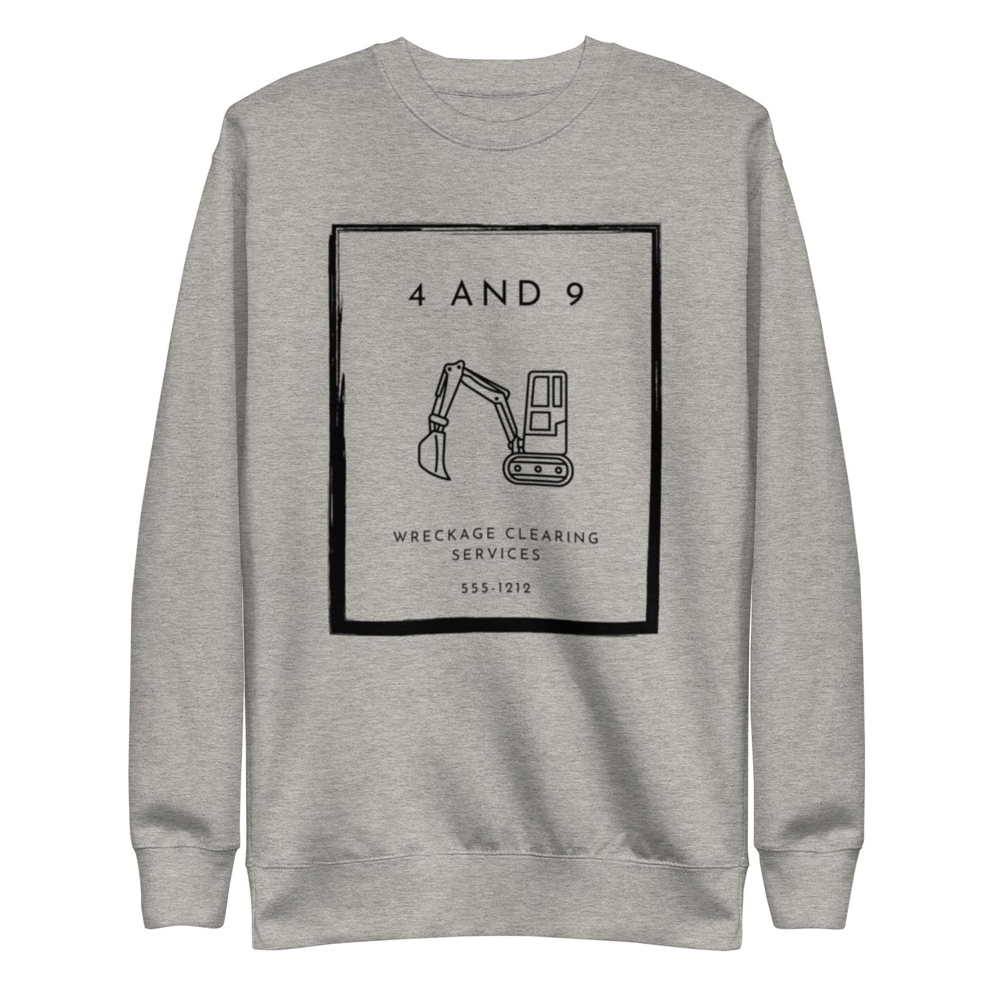 "4 and 9" Unisex sweatshirt - tracy trudges