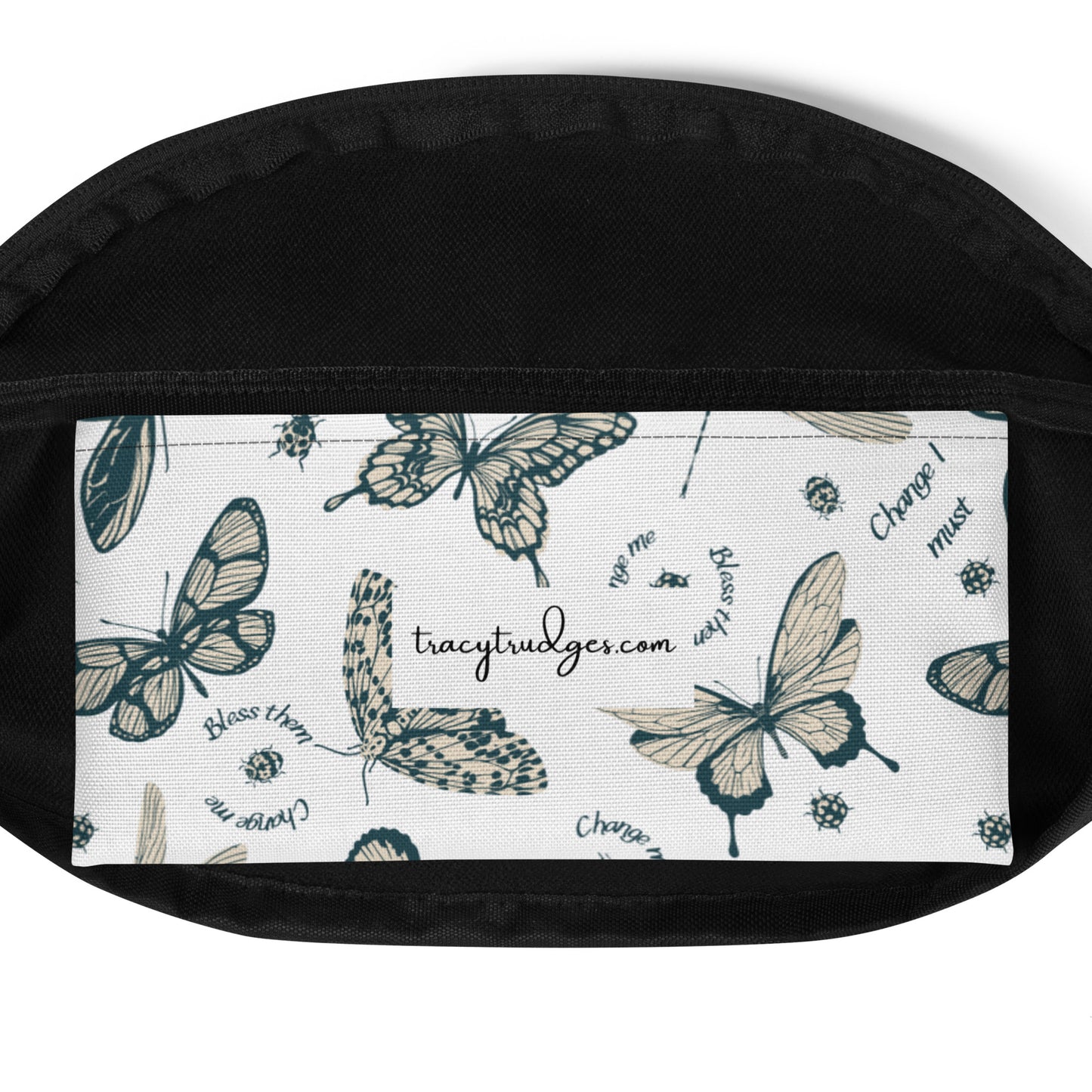 Butterfly Pattern Belt Bag