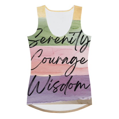 Serenity, Courage, Wisdom Pastel Tank Top