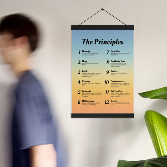 Principles Poster Sunrise Vibe