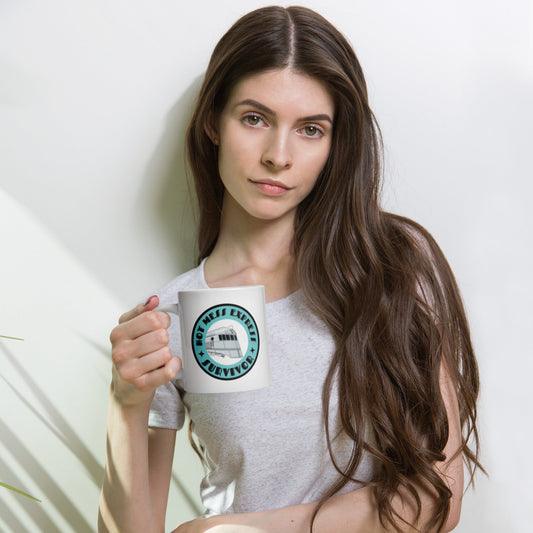Hot-Mess Express Sobriety White Glossy Mug - tracy trudges