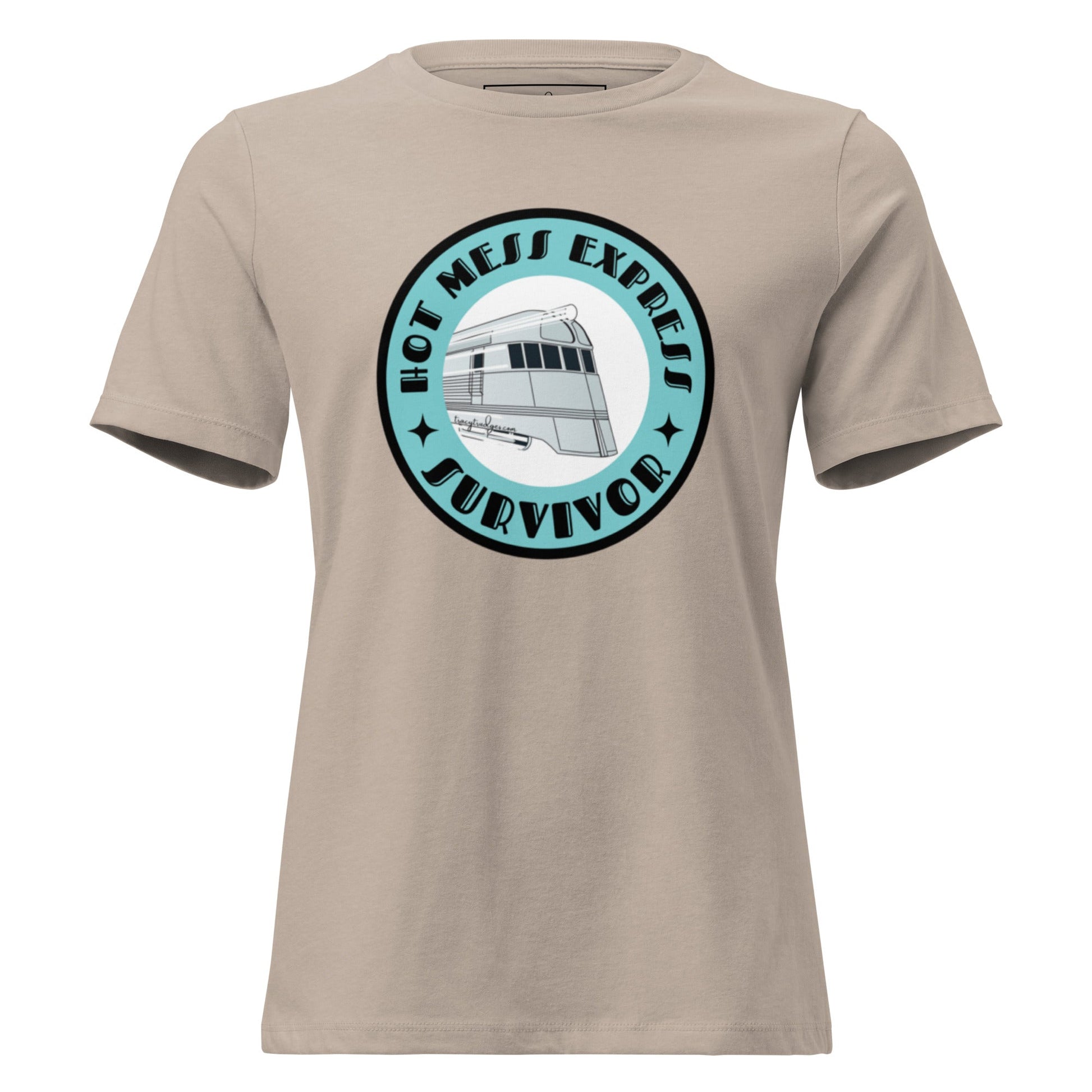 Hot Mess Express Women's Relaxed T-Shirt - tracy trudges