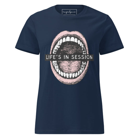 Life's In Session Women’s T-Shirt - tracy trudges