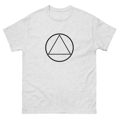 Triangle in Circle Men's classic tee