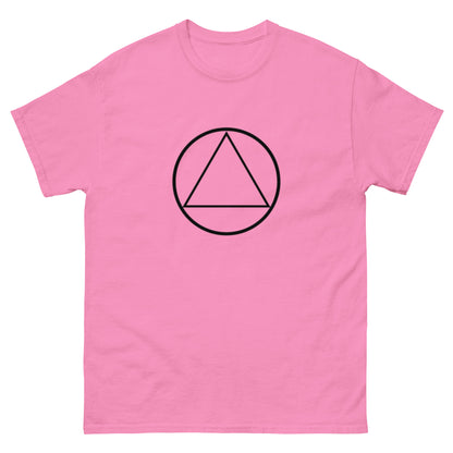 Triangle in Circle Men's classic tee