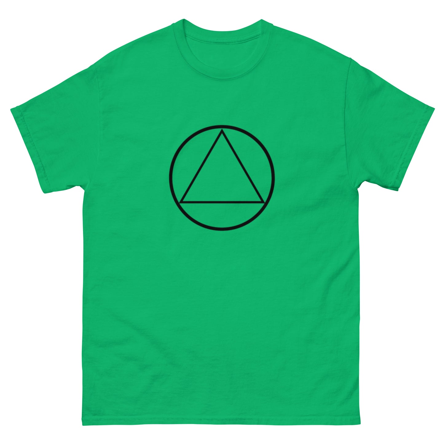 Triangle in Circle Men's classic tee