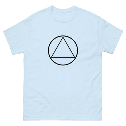 Triangle in Circle Men's classic tee