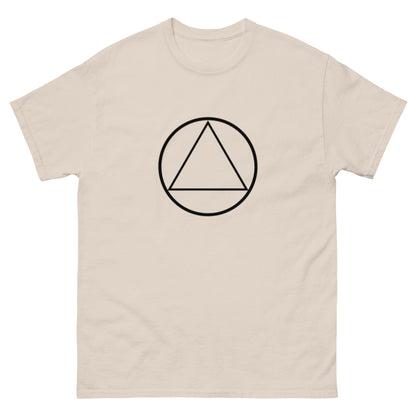 Triangle in Circle Men's classic tee