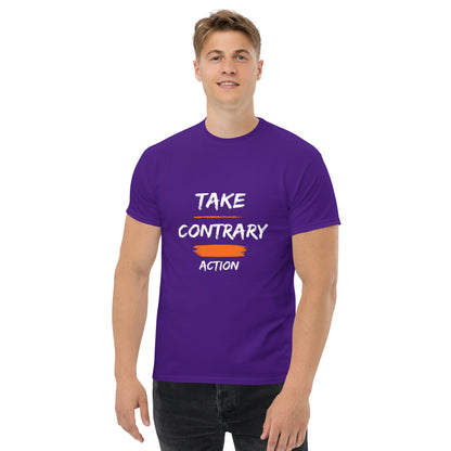 "Contrary Action" Men's classic tee