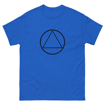 Triangle in Circle Men's classic tee