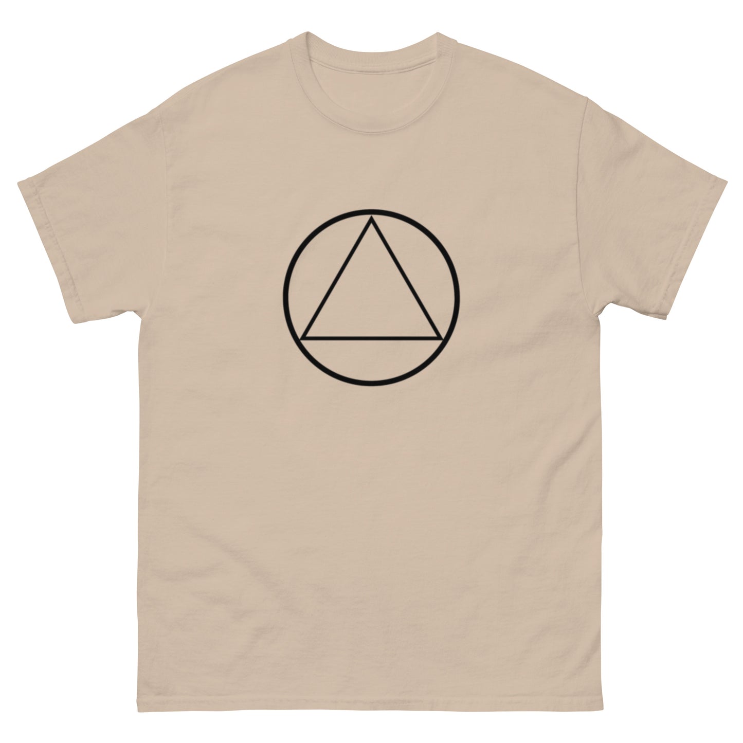 Triangle in Circle Men's classic tee