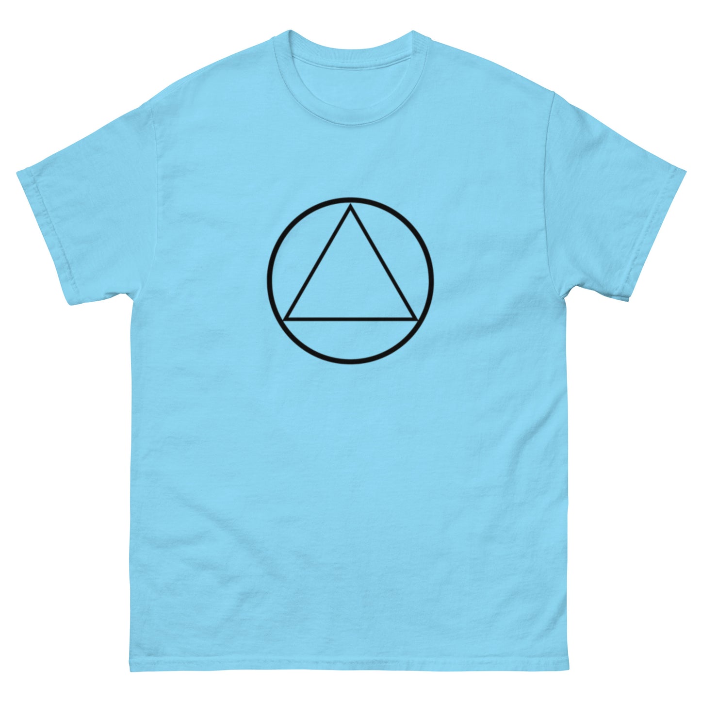 Triangle in Circle Men's classic tee