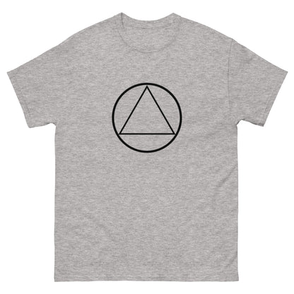 Triangle in Circle Men's classic tee