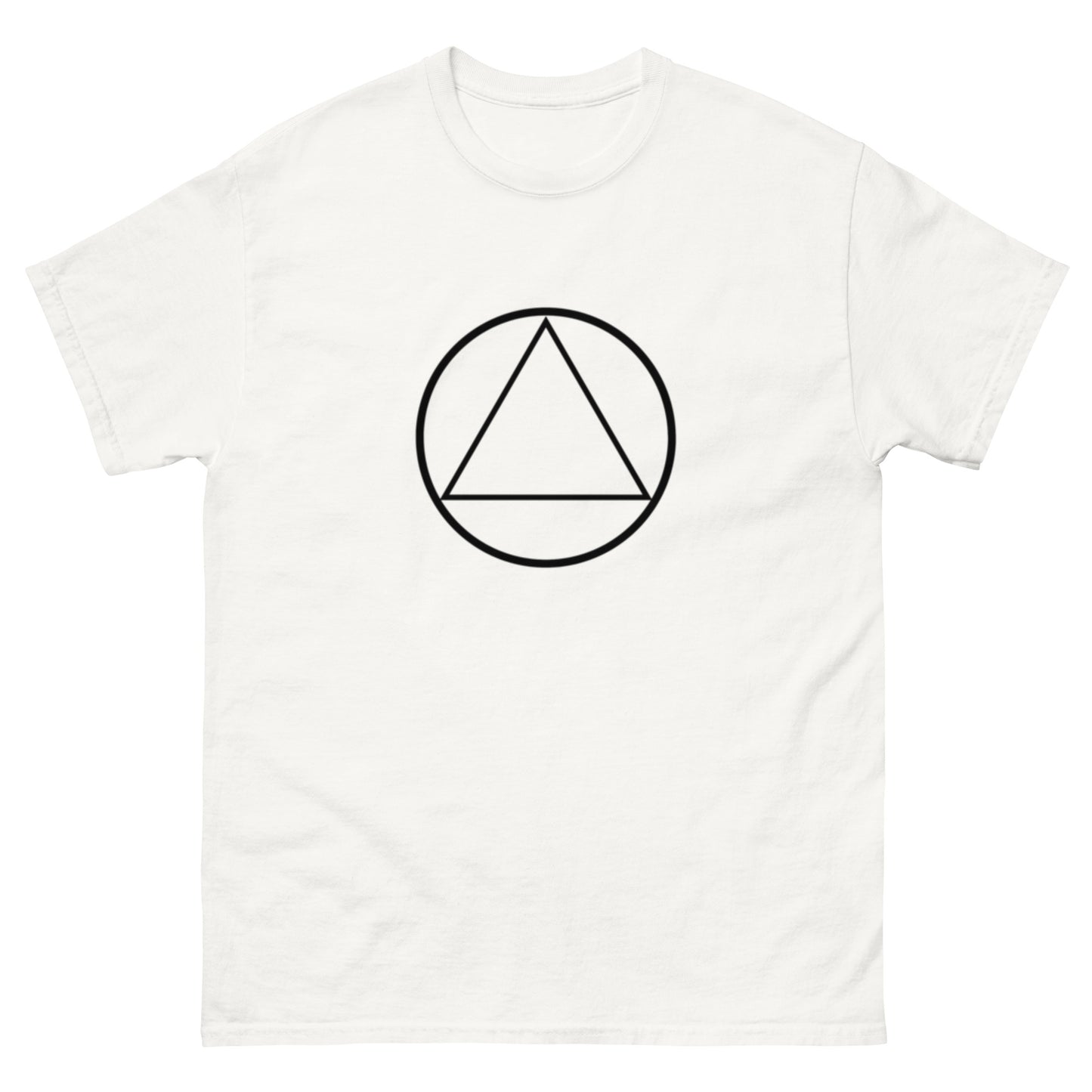 Triangle in Circle Men's classic tee