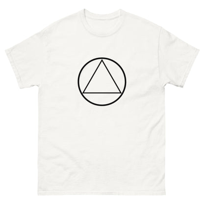 Triangle in Circle Men's classic tee