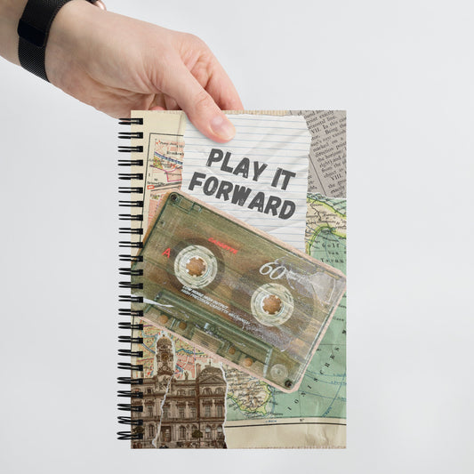 Play It Forward Spiral Notebook - tracy trudges
