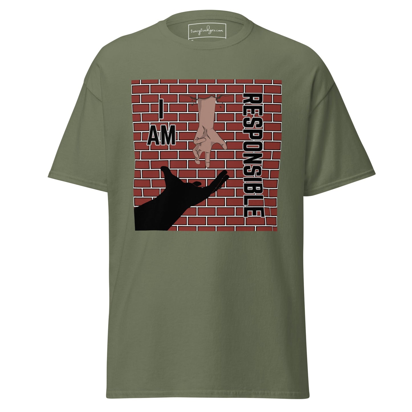Responsible Dark Classic T-Shirt - tracy trudges
