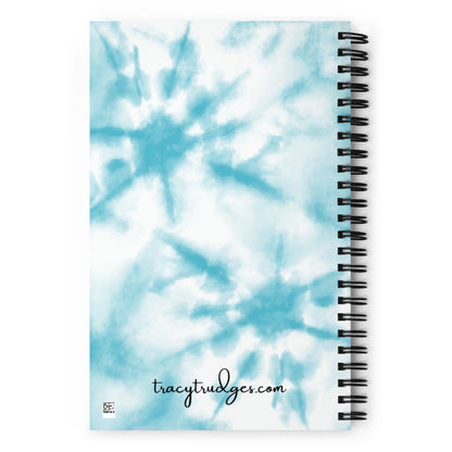 Tie-dye Vibe Spiral notebook