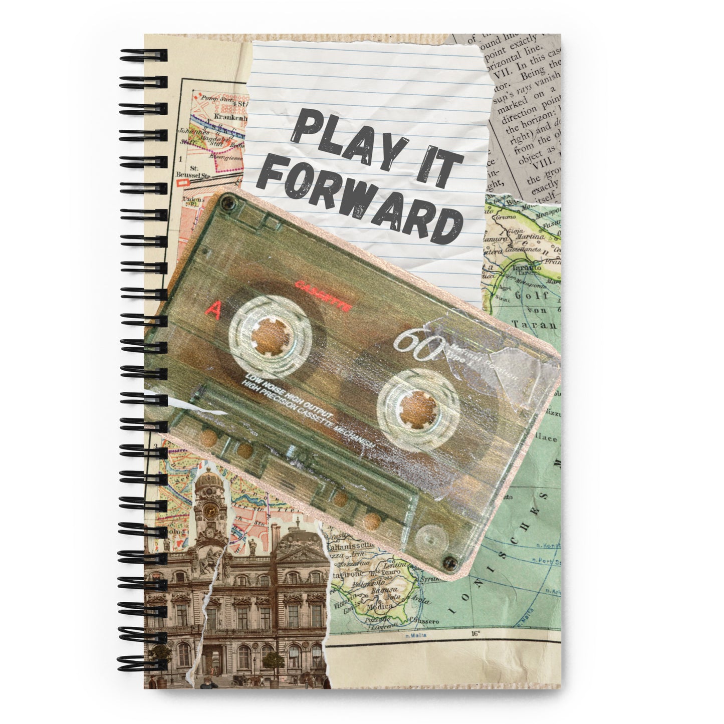 "Play It Forward" Spiral notebook