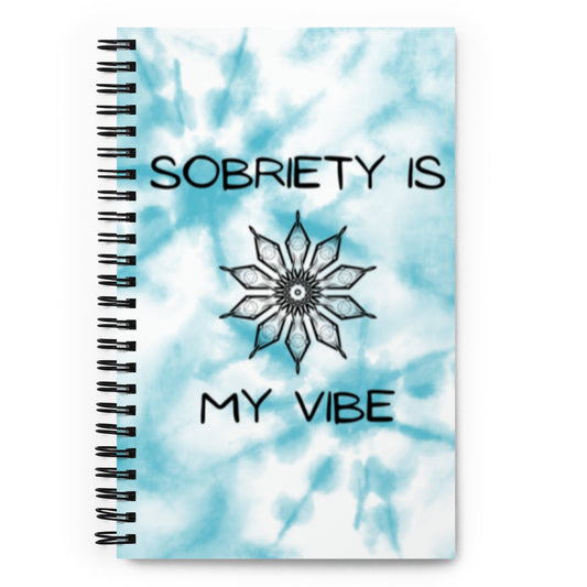 Tie-dye Vibe Spiral notebook