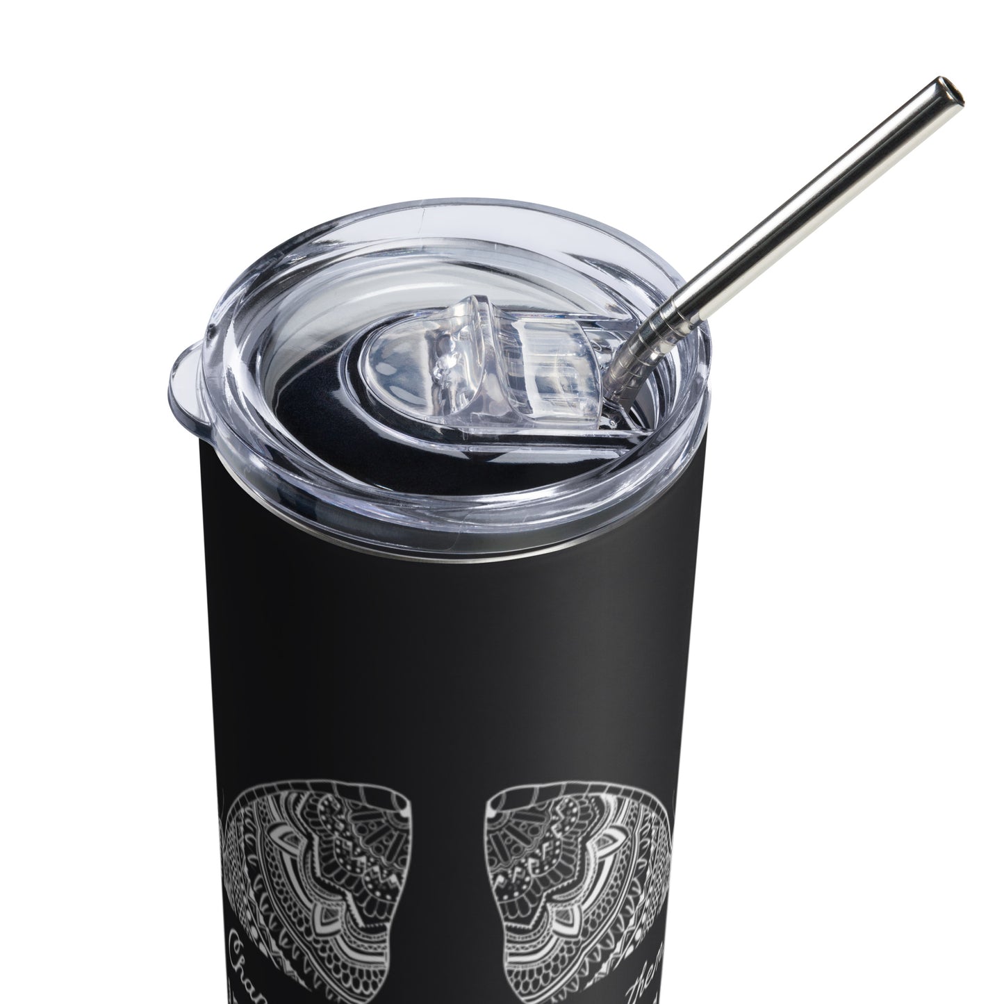 "Bless Them. Change Me." Stainless steel tumbler