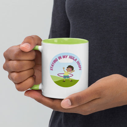 "Hula Hoop" Mug with Color Inside