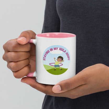 "Hula Hoop" Mug with Color Inside